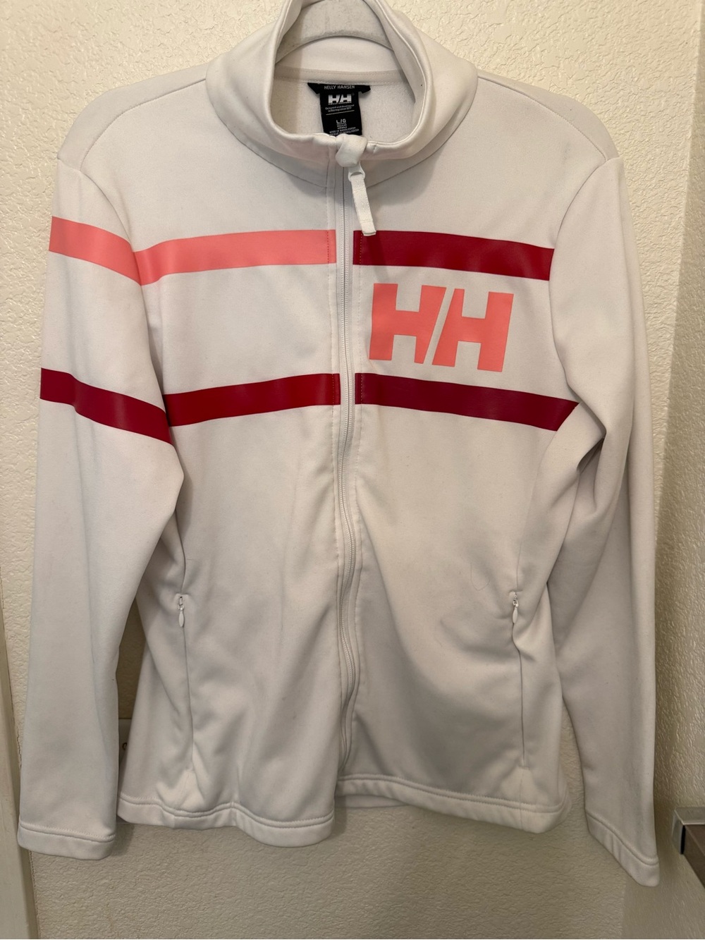 Helly Hansen White Jacket with HH Logo Tag